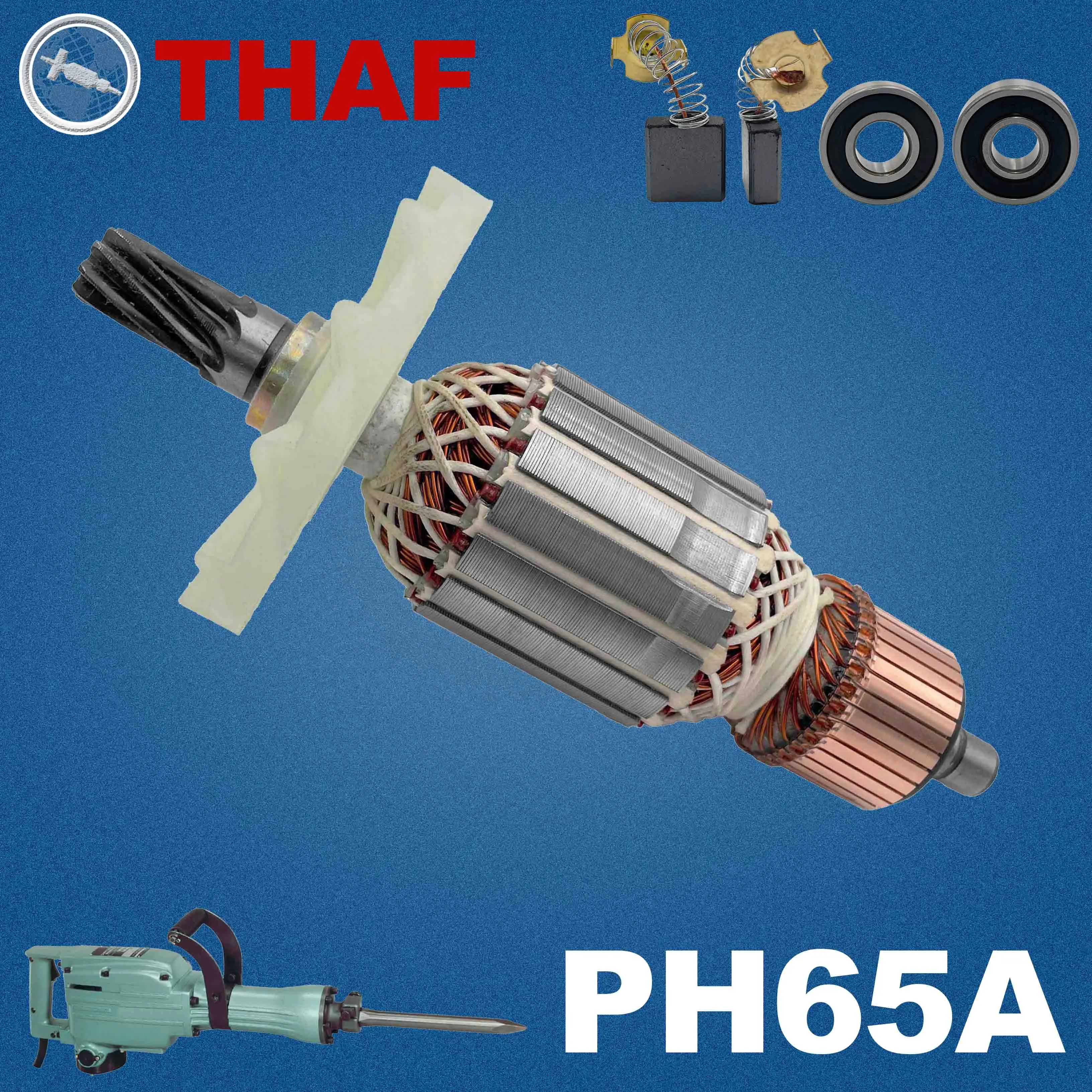 AC 220V 240V PH65A PH-65A Armature Rotor Stator Field For HITACHI