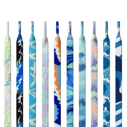 1pair laces Colourful gradient stripesTie-dye lacesFlat shoes Sneaker laces Men's and women's personalised laces Shoeaccessories
