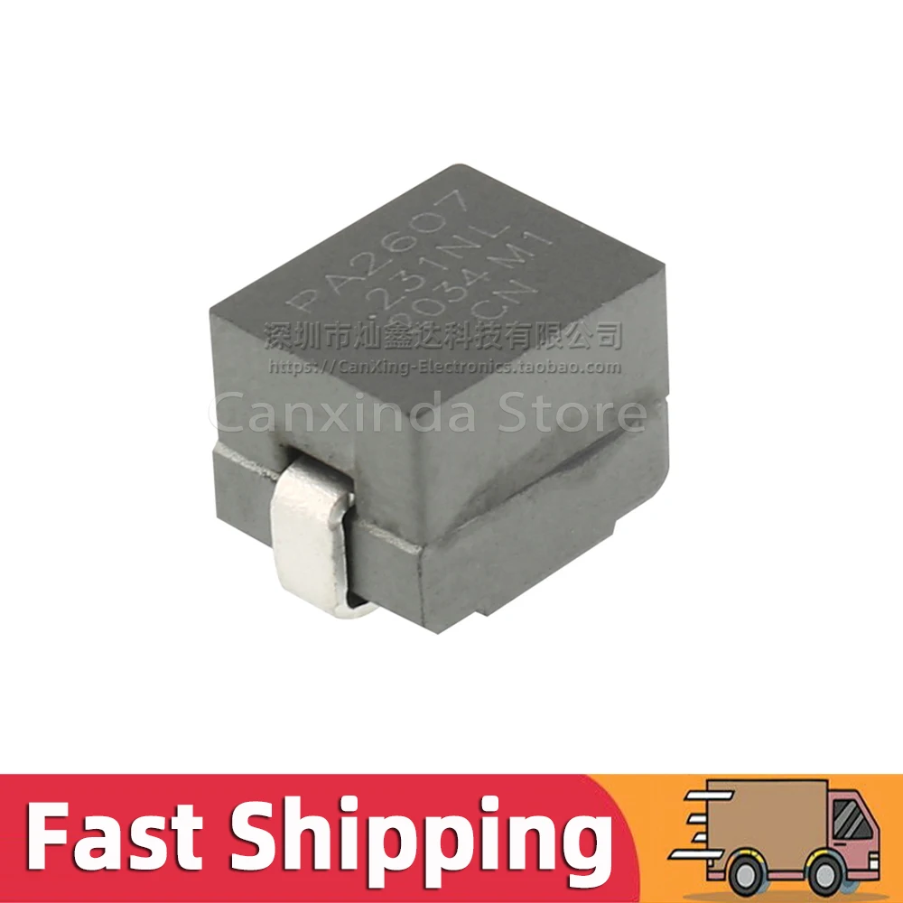 5pcs PA2607.231NL SMD SMT Moulded Power Inductor Inductance 0.23uH 37A High Current Filter 10.3*7.6mm