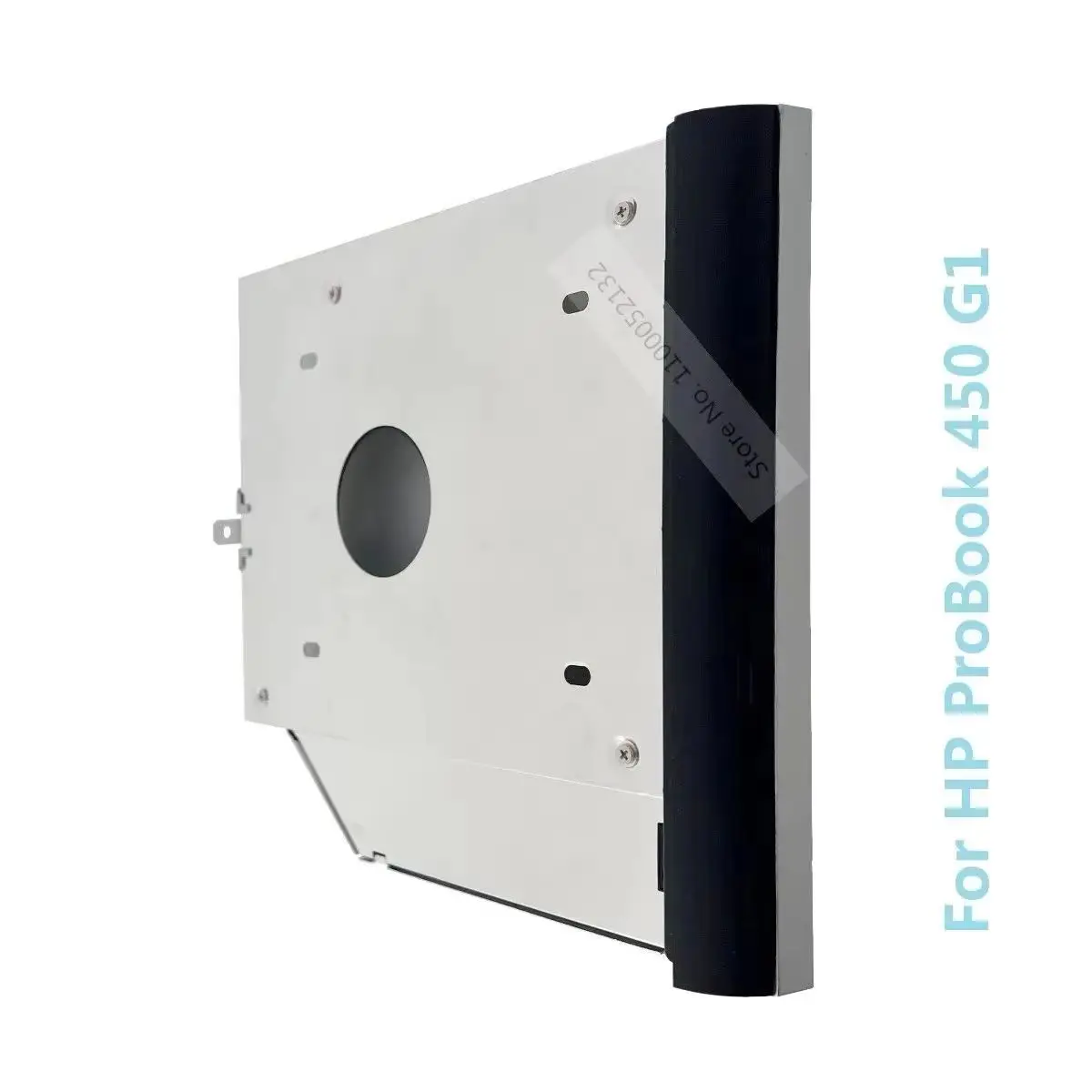 with Faceplate Bezel Rear Hook 2nd Secondary 2.5 SATA SSD HDD Hard Drive Optical Bay Caddy Frame Bracket for HP ProBook 450 G1