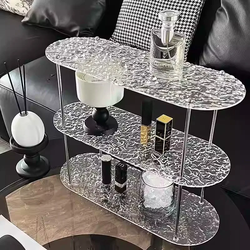 3layer Storage Rack Acrylic Display Stand Countertop Cosmetics Perfume Display Coffee Cup Holder Desktop Storage Decorate