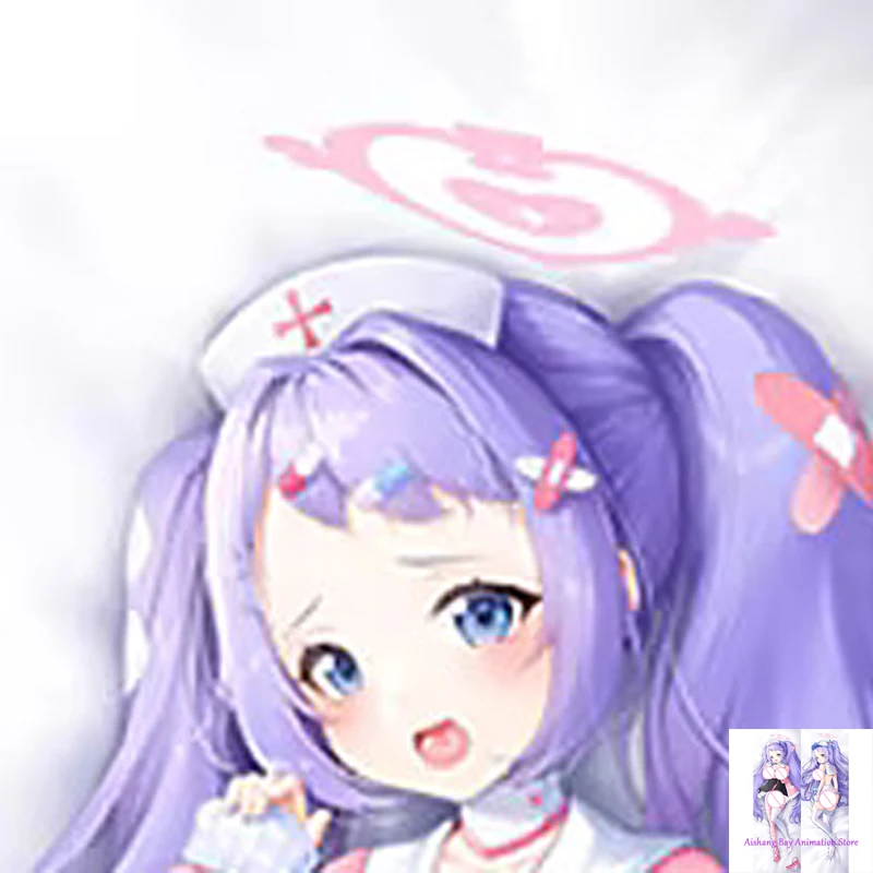 

Dakimakura Anime Pillow Cover Hanae Double Sided Print Life-size Body Decoration