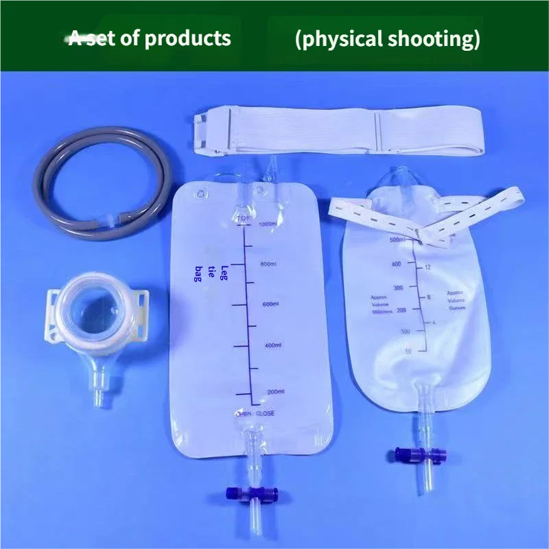 Portable Bladder Waist Side Bag silicone Day and Night Bag Belt-type Bladder Full Incision Urethral Stoma Urine Bag