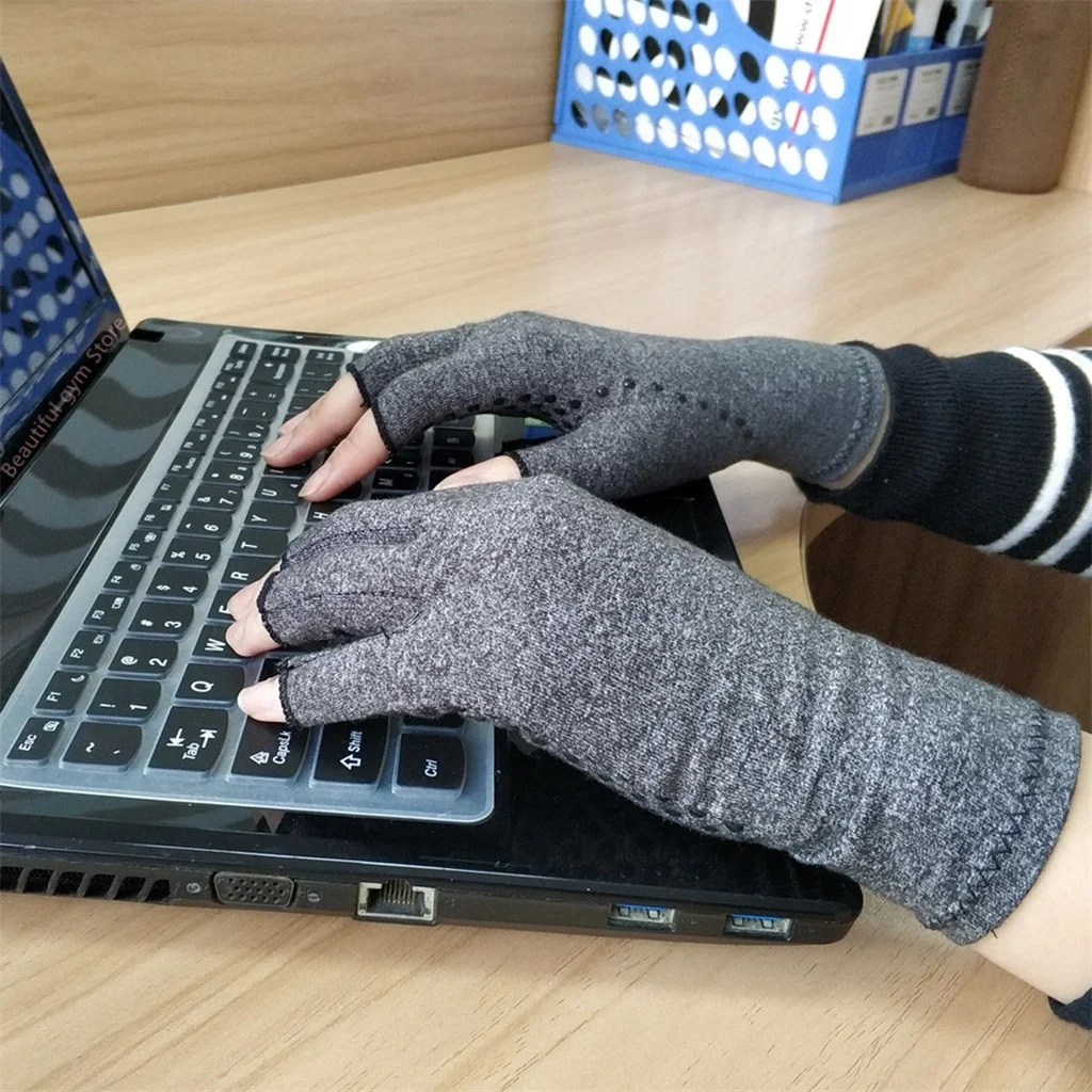 Gants de compression de l'arthrite pour hommes et femmes, attelle de soutien du poignet, gants de travail coordonnants, bracelet de thérapie, canal carpien, instituts oto