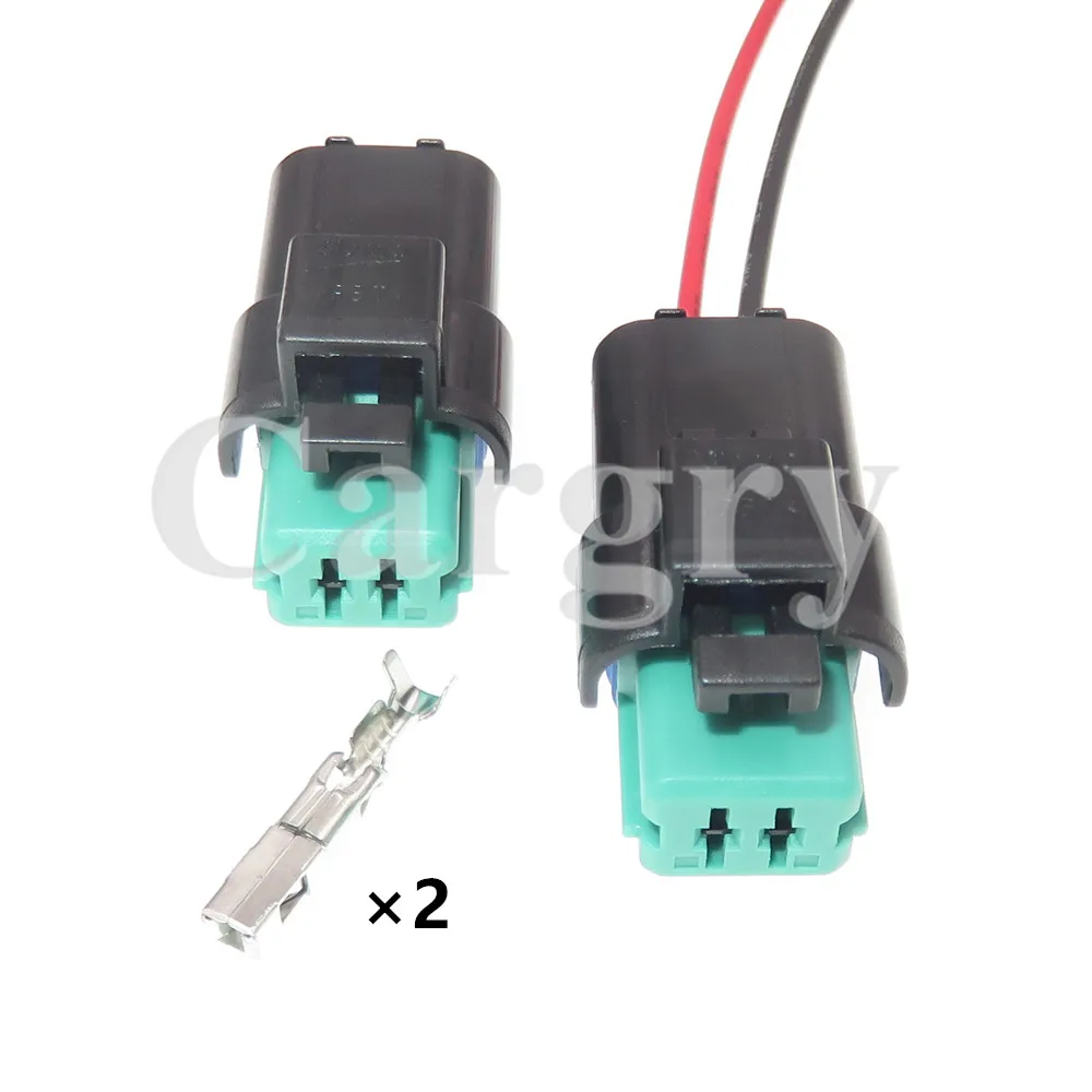 1 Set 2P Car Waterproof Socket AC Assembly 211PC022S1081 211PC022S5149 Auto Headlight Air Conditioning Compressor Plug