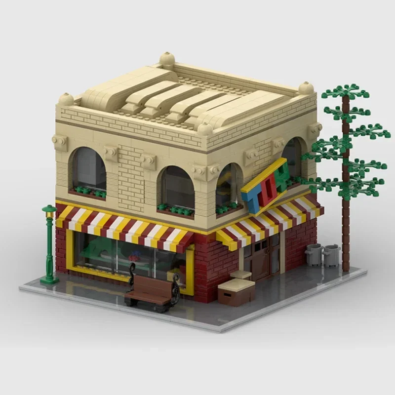 Technical Moc Bricks City Street View Model Street Toy Store Modular Building Blocks Gifts Toys For Children DIY Sets Assembling