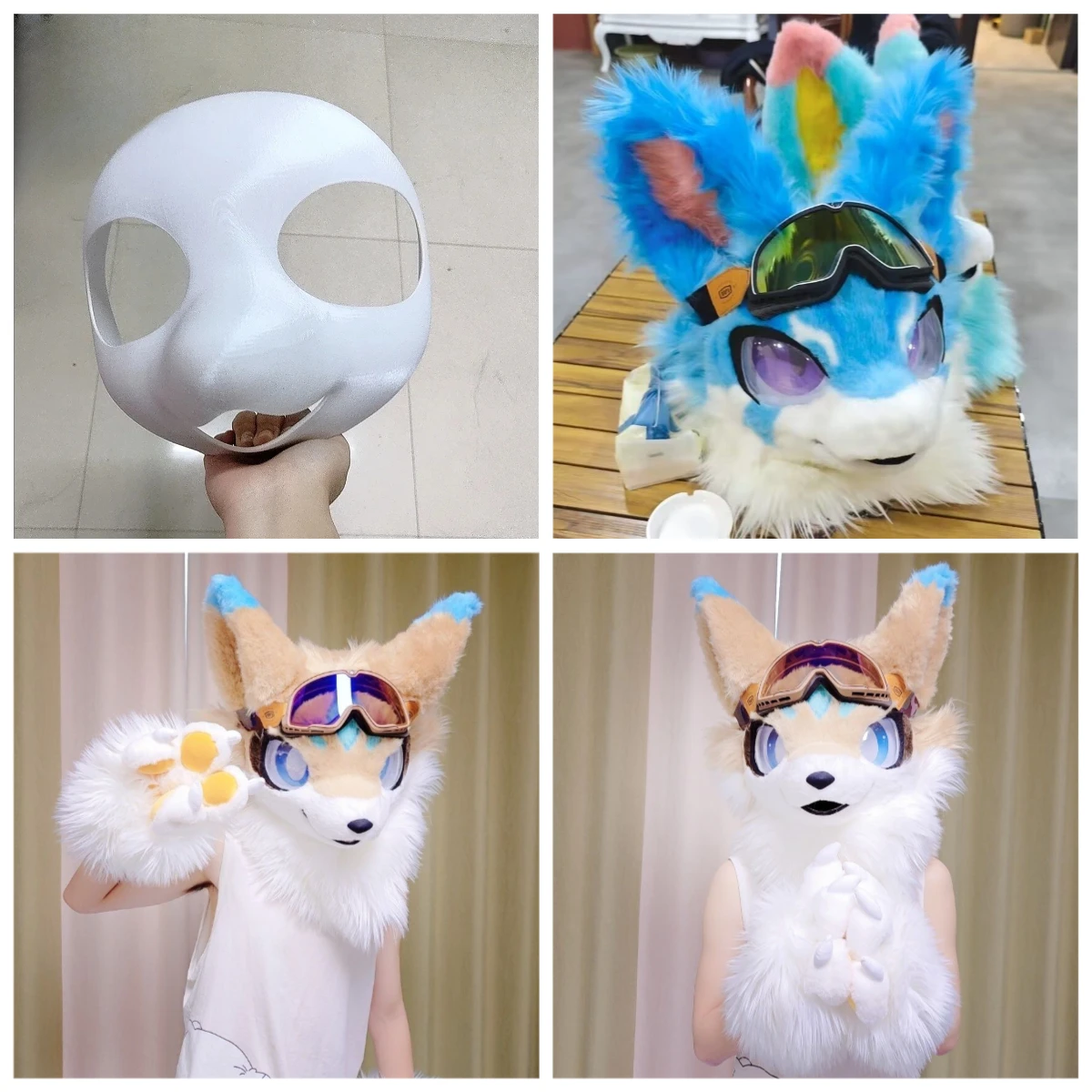 

Kemono Базовая Маска Меховой Костюм Смола Kig Serie Beast Костюм Череп Furuit Костюм PLA 3D Печатный Череп DIY Аксессуары