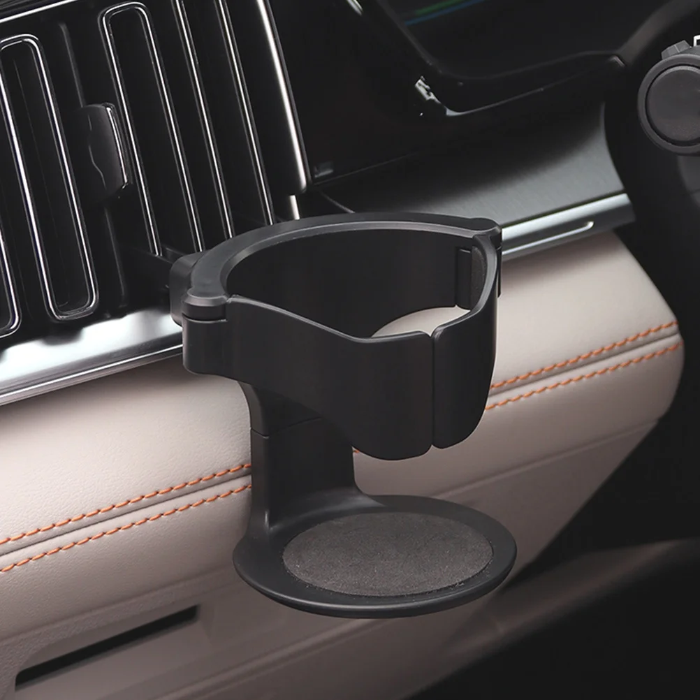 

Sport Water Bottle Car Cup Holder Multifunctional for Vehicle Tumbler Black Plastic