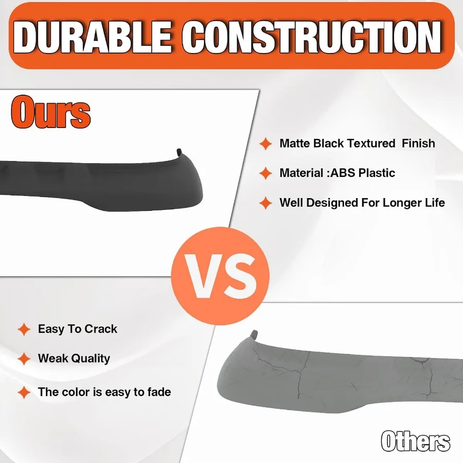 349-18135-10 4Wd Front Bumper Lower Valance Panel W/O Fog Compatible With 1998-2000 Ford Ranger FO1095173 for Off-Road Vehicles