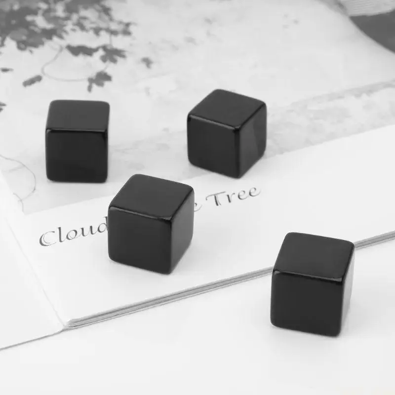 

U2JB 10 шт. 0,63 дюйма, 6-сторонняя настольная игра, пустые игральные кости, цифровые квадратные угловые кубики, игра для