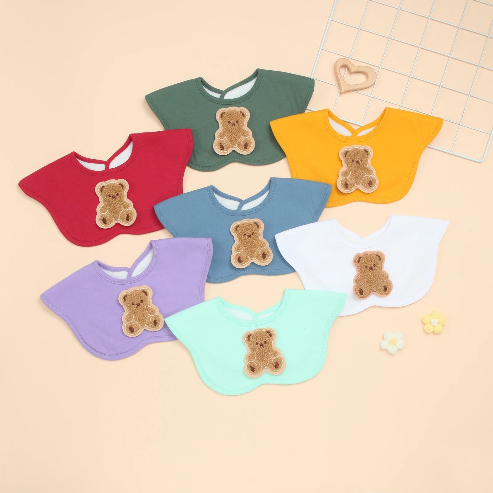 

7-Pack Soft Baby Bibs for Boys & Girls Absorbent Infant Bib for Drooling, Feeding, Teething