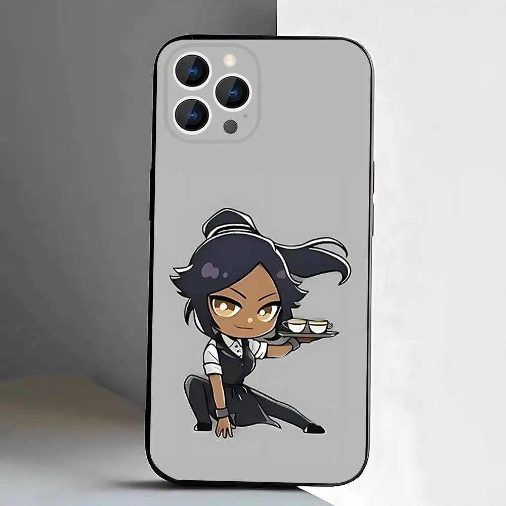 Anime B-Bleach Phone Case For iPhone 17,16,15,14,13,12,Pro,Max,Plus,E,SE4,Air,Mini Black Soft Box