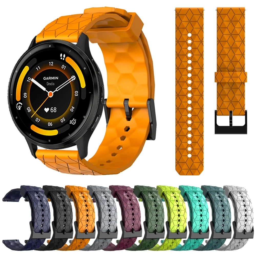 20mm 22mm Watch Strap For Garmin Venu 3/Forerunner 255 Music /Vivoactive 4/Vivoactive 3 Band Venu 2 Plus Sq Bracelet Wristbands