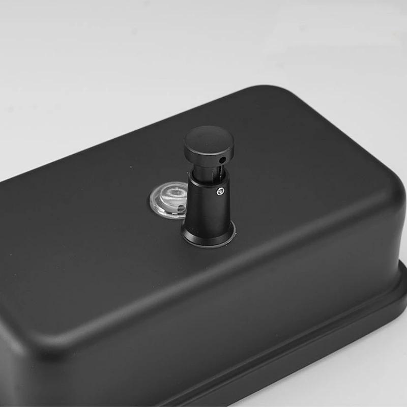 

Настенный дозатор для жидкого мыла из нержавеющей стали, ручной, для ванной комнаты, для геля для душа и шампуня, бутылка-диспенсер