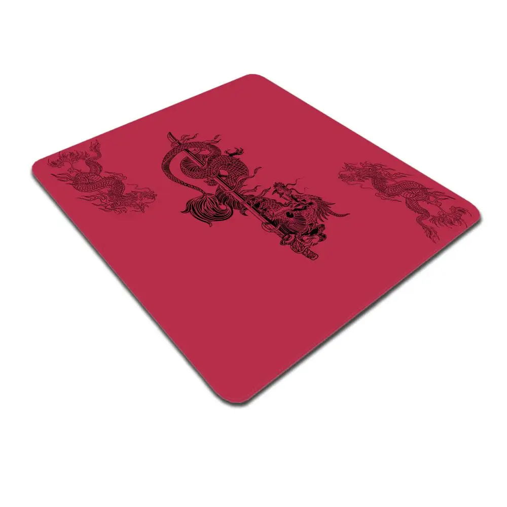 HYBXAXC Vintage Chinese Dragon Oriental Aesthetic Gaming Small Mouse Pad Non-Slip Rubber Desk
