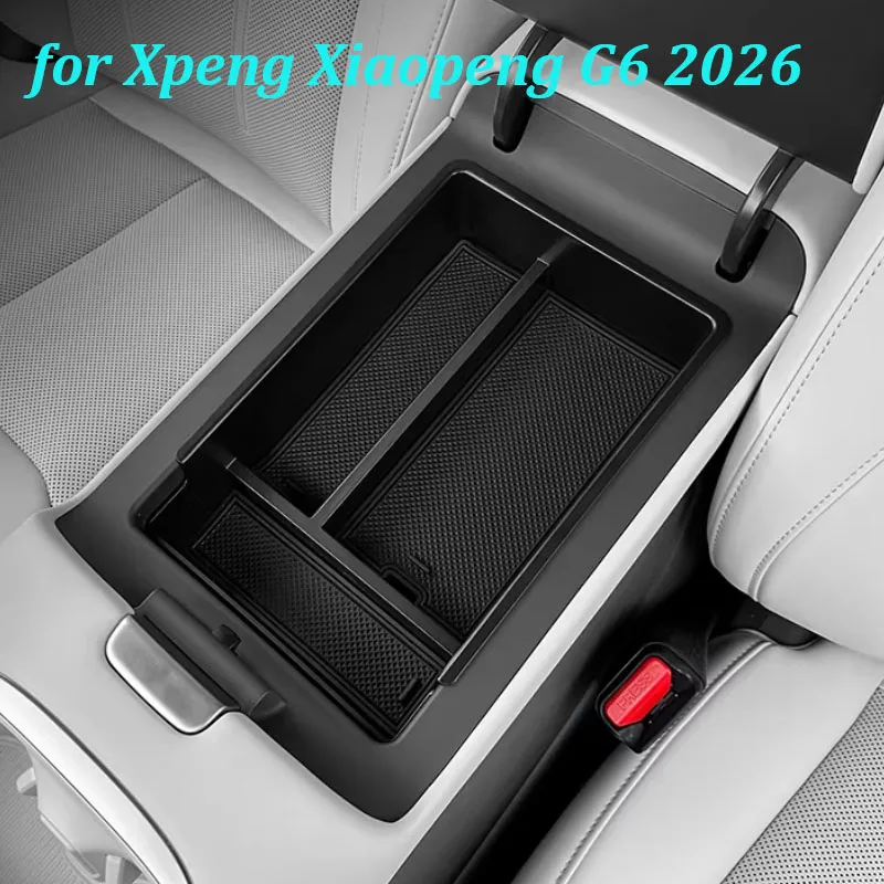 

Car Storage Box for Xpeng Xiaopeng G6 2026 Armrest Box Organizer Lower Non-Drill Center Console Tray Interior Accessories