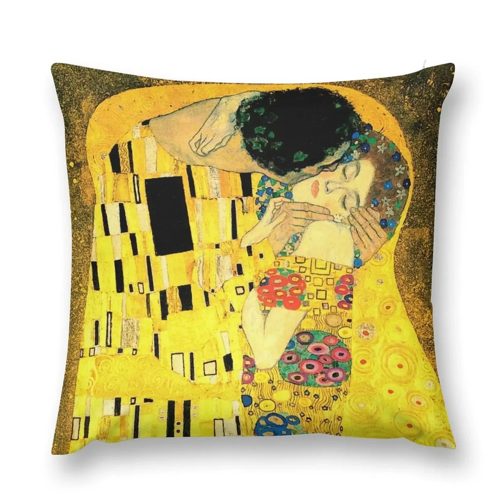 

The Kiss by Gustav Klimt Fine Art Throw Pillow bed pillows Cushion Child pillow