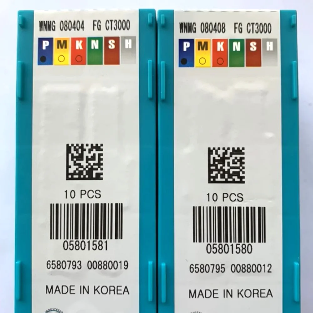 ใหม่ Original เครื่องกลึงมีด WNMG080404FG WNMG080408FG CT3000 TT8115 TT8125 TT5080 Titanium Alloy Work เครื่องมือเครื่องตัดโลหะ