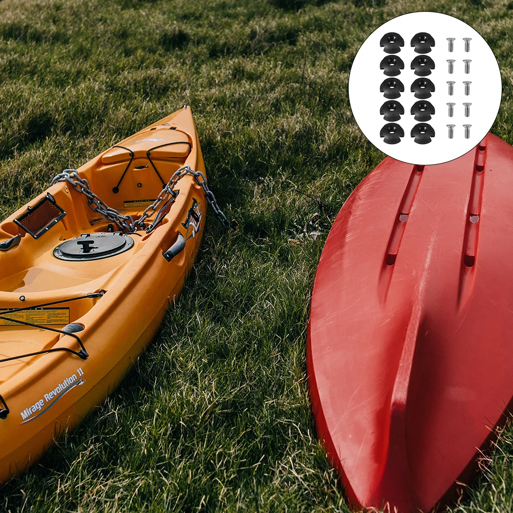 

1Set Plastic Kayaking Buckle for Canoe Kayak Accessories Easy to Use Black Kayaking Small Buckle Canoe Kayak Accessories