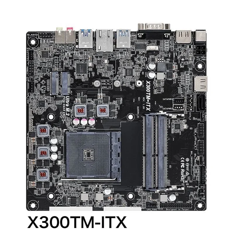

For Asrock X300TM-ITX Desktop Motherboard Socket AM4 64GB DDR4 M.2 MINI-ITX Mainboard 100% Tested OK Fully Work Free Shipping