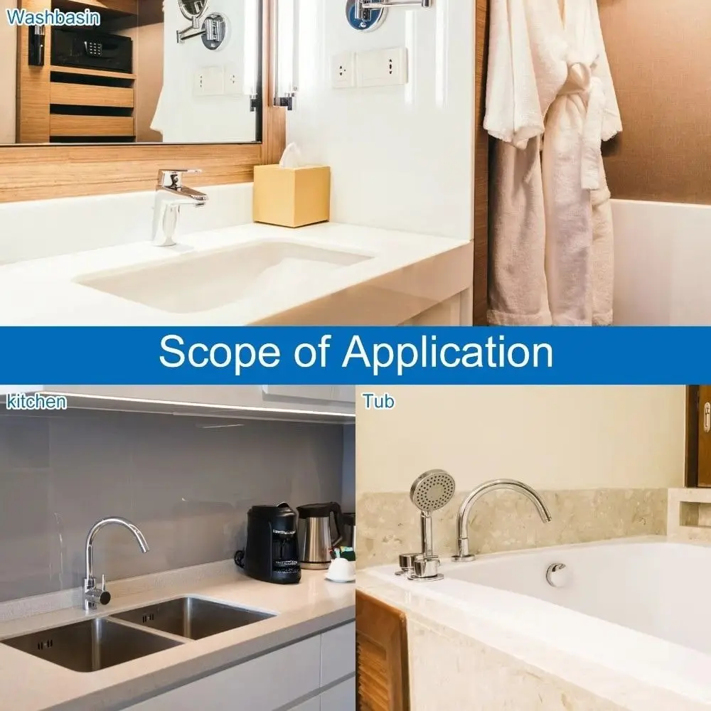 

Acrylic Bathtub Splash Guard Easy Install Transparent Water Baffle Plate Self-Adhesive Waterproof Washbasin Sink Baffle Shower