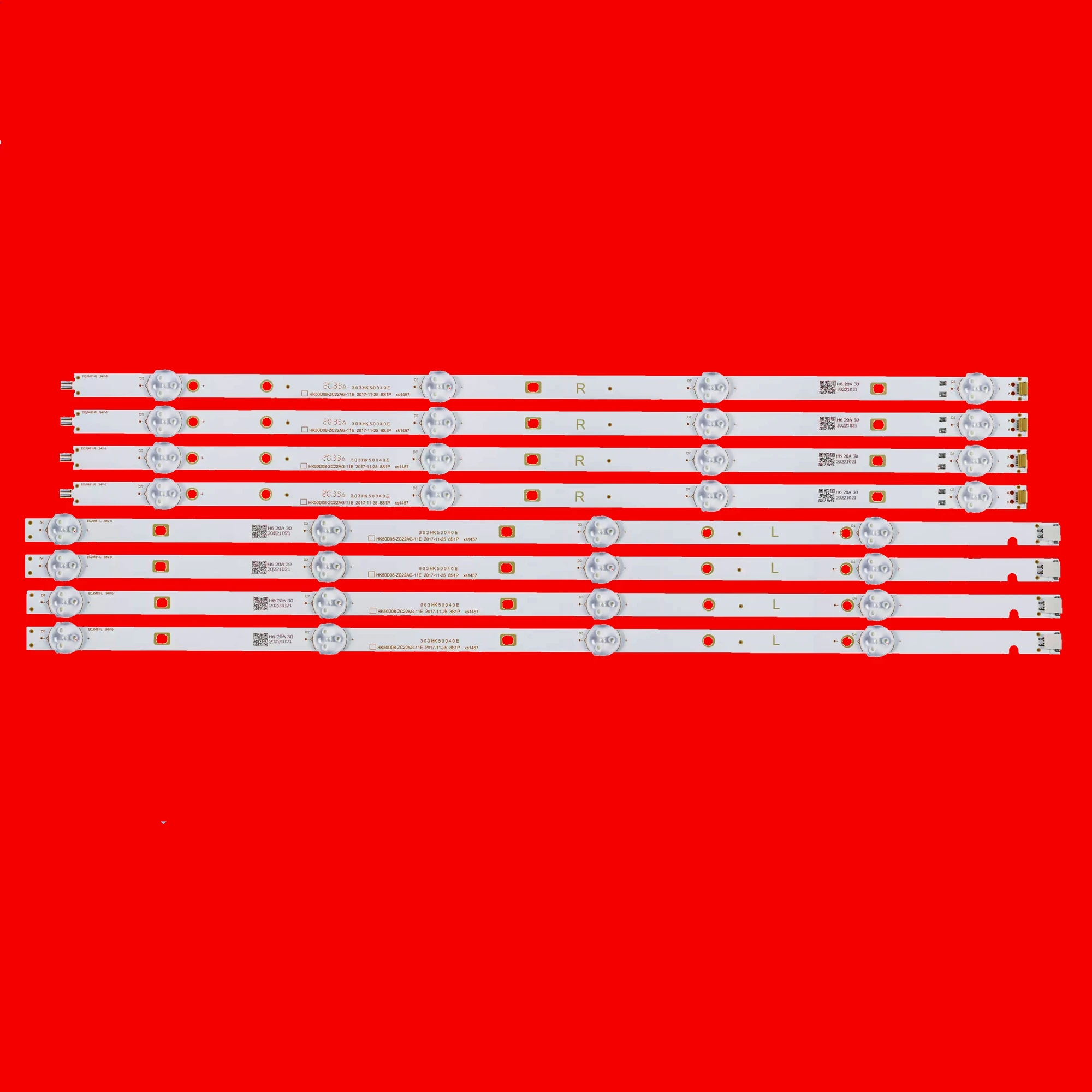 LED Backlight Strip For 50PA305E 50PA505E HK50D08-ZC22AG-11E 303HK500040E 06-50F6-4X8-3030-0D35-180704