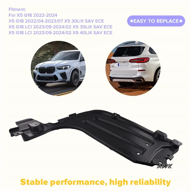 

Car Rear Bumper Base Plate Trim Guard For BMW X5 G18 2022-2024 Chassis Bottom Plate
