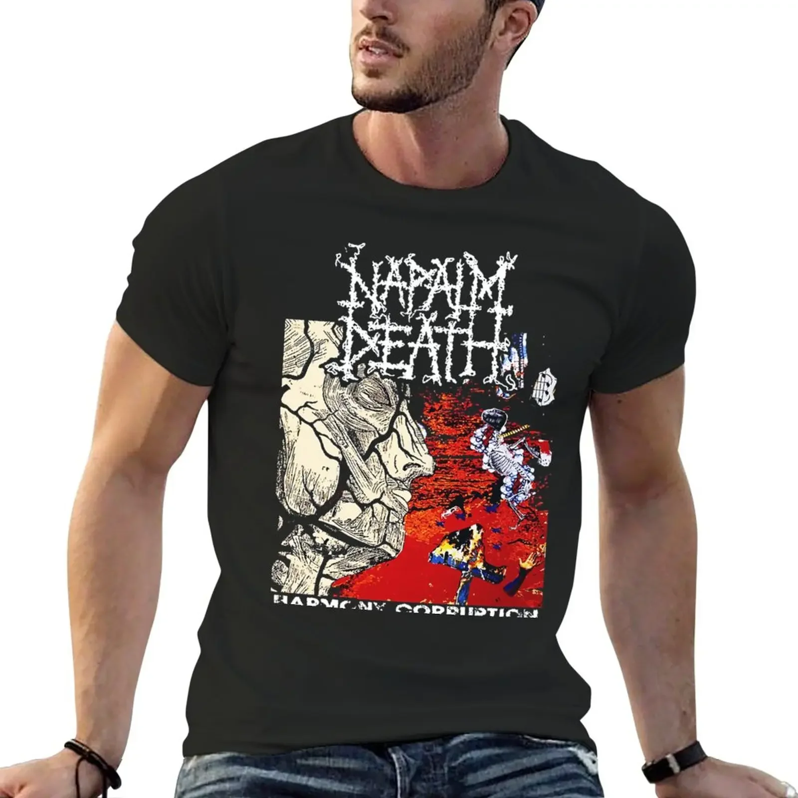 

Napalm Death - Poster T-Shirt summer top graphics customs mens t shirts casual stylish