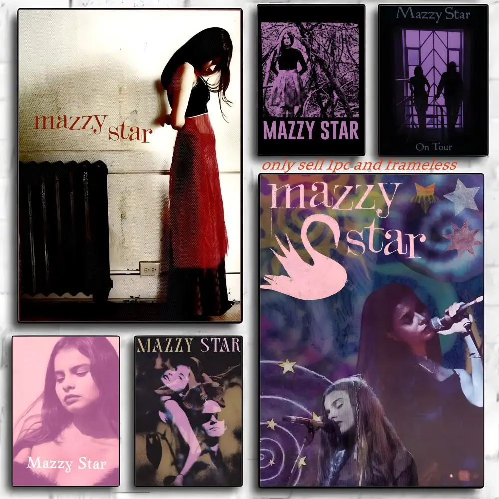 M-mazzy S-Star Band Rock Poster Poster HD Art Sticky Wall Waterproof Home Living Room Bedroom Bar Aesthetic Decoration