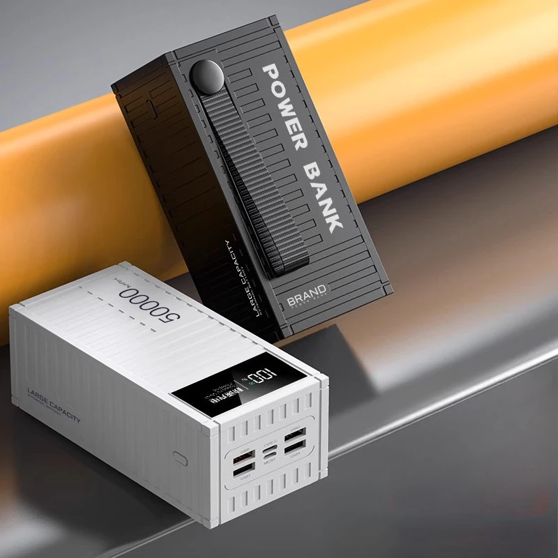 

22.5 Super fast charging container power bank digital display 50000 mAh large capacity 20000 portable mobile power bank