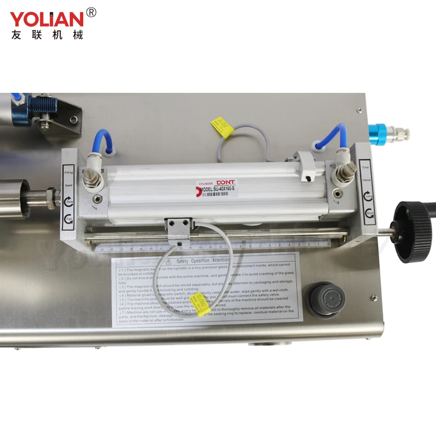 G1WGD-C 10-140ML Pneumatic Cosmetic Ice Cream Filler High Viscosity Liquid Sauce Tomato Paste Honey Oil Bottling Filling Machine