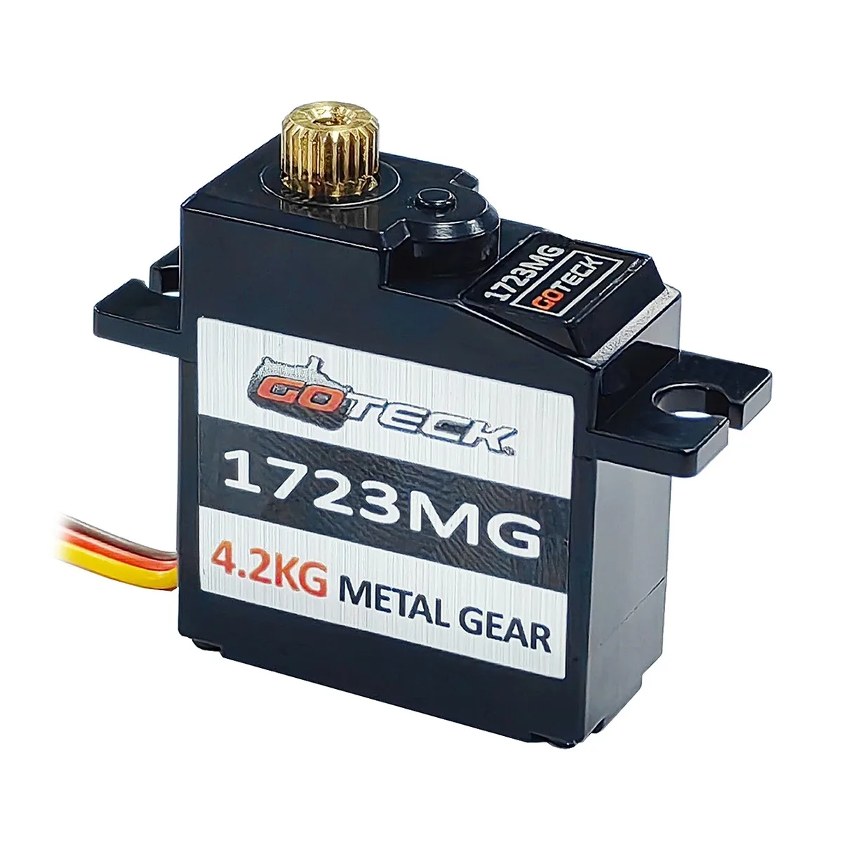 GOTECK 2 uds 17g Servo Digital de engranaje de Metal completo para coche RC helicóptero de ala fija avión Robot de juguete con Servo bocina 25T