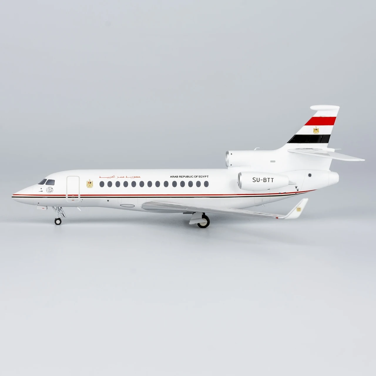 71019 Alloy Collectible Plane Gift NG Model 1:200 Egypt - Government Falcon 7X Diecast Aircraft Jet Model SU-BTT