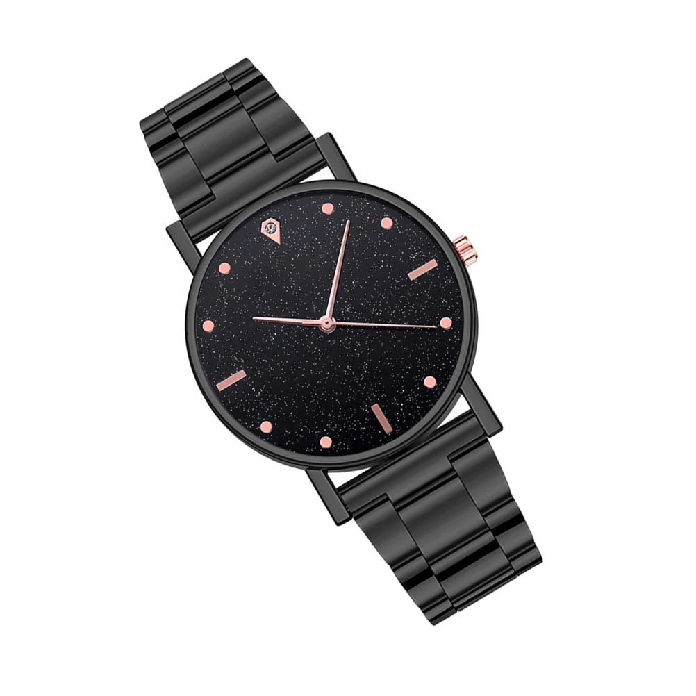 

Stainless Steel Wristwatch Watch Elegant Quartz Wristwatch Fashion Women Watch Lady Bracelet Gift