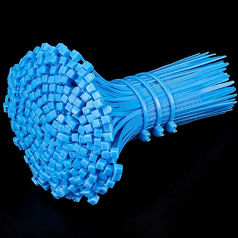 A74E-Self Locking Nylon Cable Ties Wire Cable Ties Self Locking Organ Quick Cable 4X200mm 500 Pcs