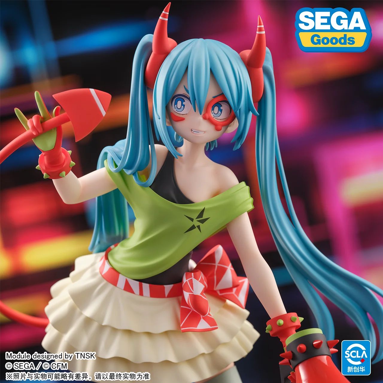 Hatsune Miku Anime Figure VOCALOID DEMON STAR Character Model Doll Toy Hatsune Miku Garage Kit Gifts