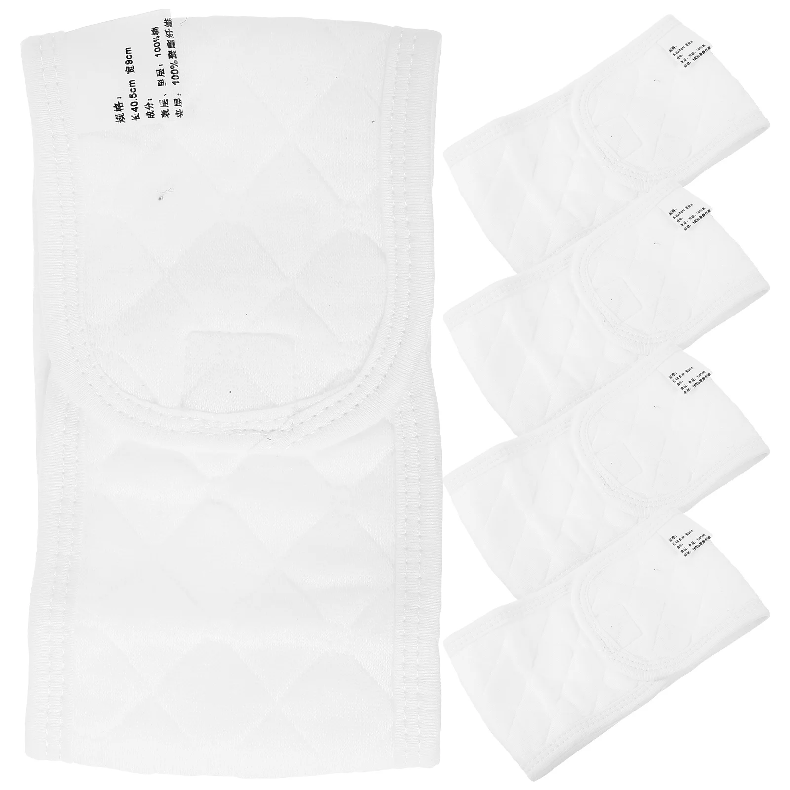 5 szt. Bawełnianych pasów na pępek dla niemowląt, oddychających, miękkich i przyjaznych dla skóry, do użytku przez cały rok, wewnątrz i na zewnątrz, do przewijania.