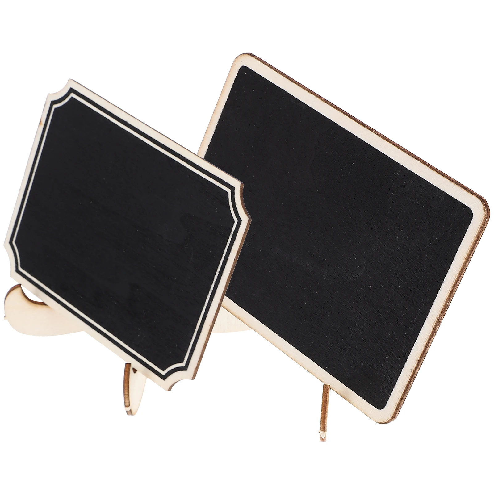 

20 Pcs Small Chalkboard Signs Creative Wooden Blackboards Restaurant Decor Mini Letter Boards Writing Board Home Use
