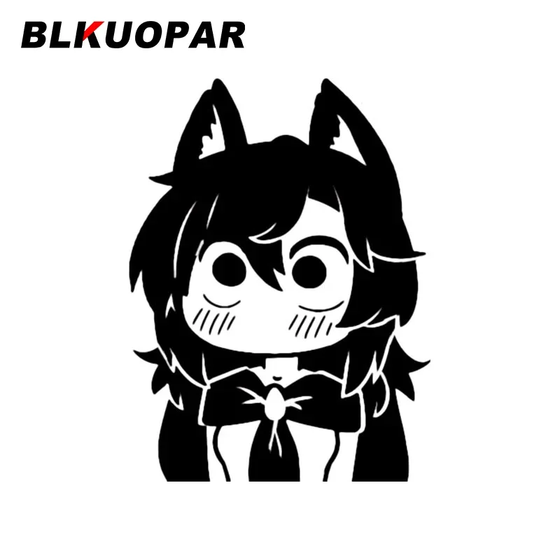 

BLKUOPAR для Komi мультяшные автомобильные наклейки, защитная наклейка на дверь автомобиля, кондиционер, индивидуальное лобовое стекло, виниловая креативная графика