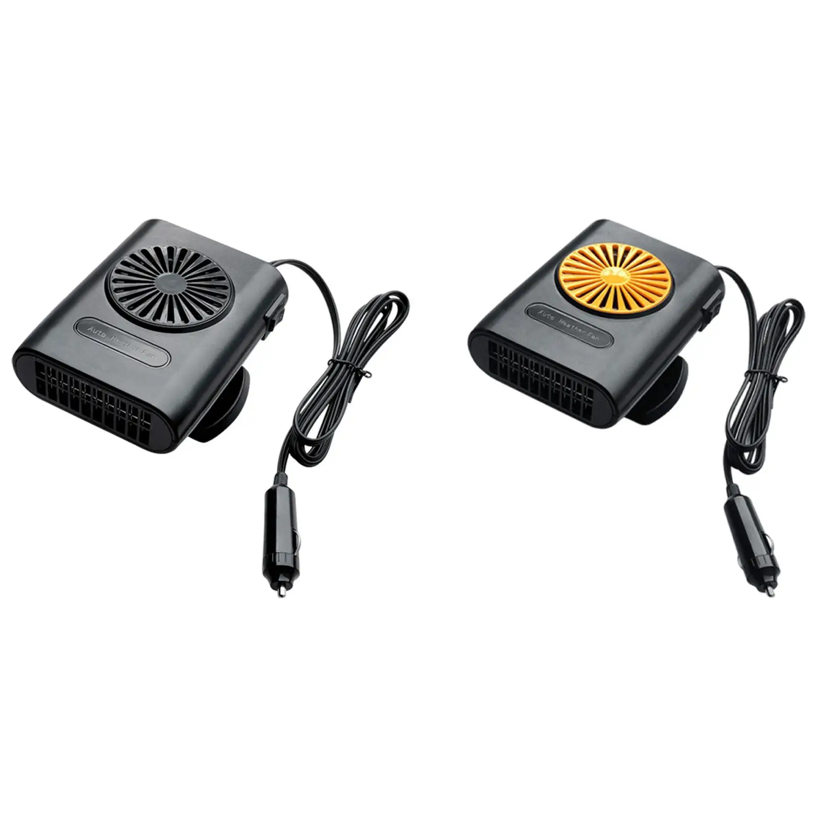 Car Heater Windscreen Defogger Efficient Easy to Use Versatile Lightweight 360 Degree Rotating Utility Windshield Defroster
