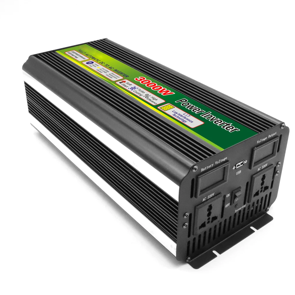 

6000W peak power 12v 24V 48V inverter 3000w to 230V AC