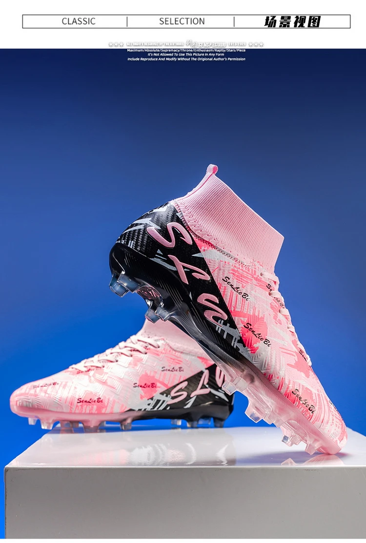 Professionelle Fußballschuhe Herren Fußballschuhe Society Fußballschuhe FG Ultraleichte Trainings-Fußballschuhe Outdoor-Sportschuhe – Detail 28