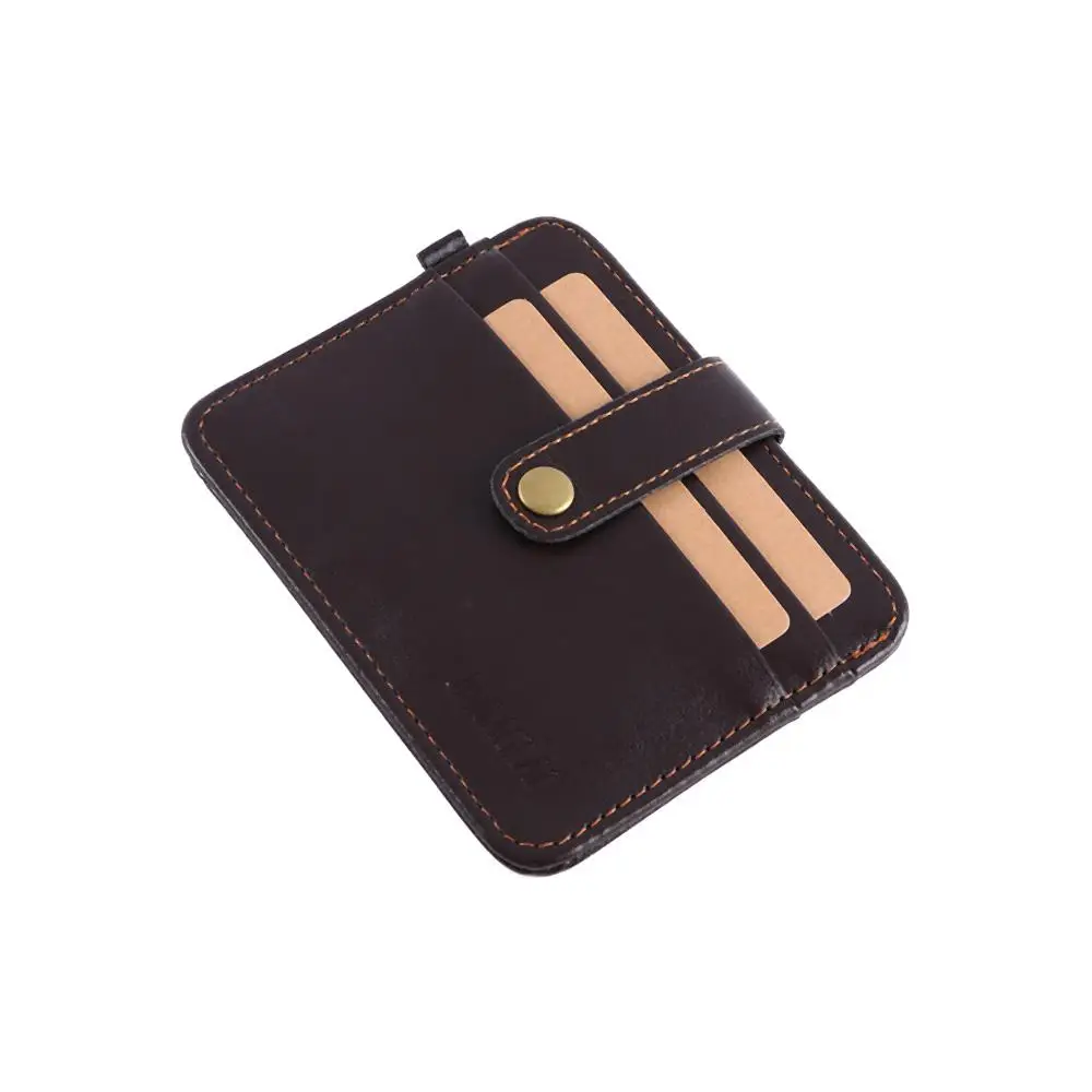 Masculina Card Package Crazy Women Men Hasp Vintage Style Clutch Purse Leather Small Mini Wallets