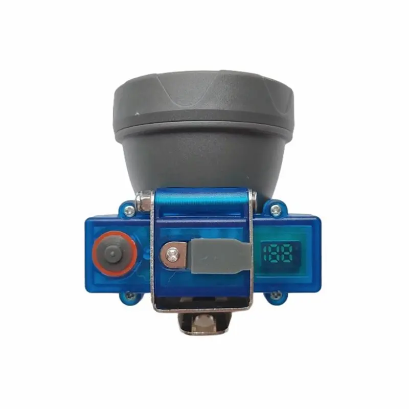B23B Strong Lamp Diving Light Security Mine Light Headlight 5200 Mah 20H Working Time Cave Exploration US Plug