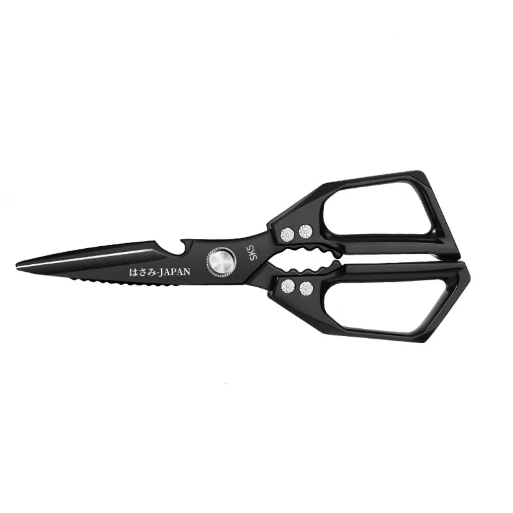 

Durable Stainless Steel Kitchen Scissor Thickened Heavy Duty Poultry Scissor Rust-proof Japanese Style Chicken Bone Shear Meat