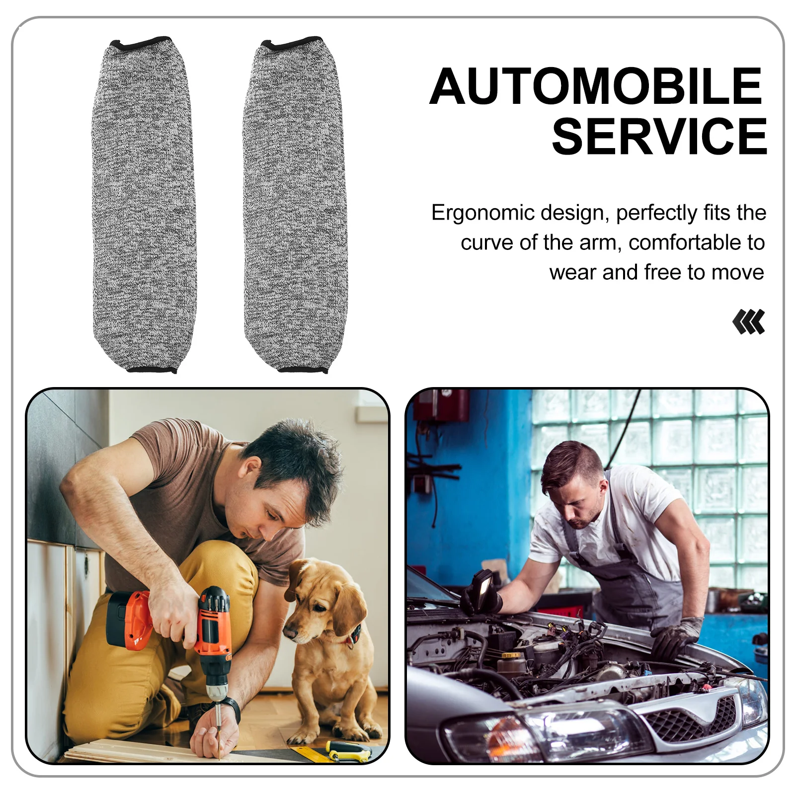 Sarung Tangan Pelindung Potong Lengan Lengan Bawah Pelindung Tahan Pelindung Anti Potong Penutup Pelindung Pria