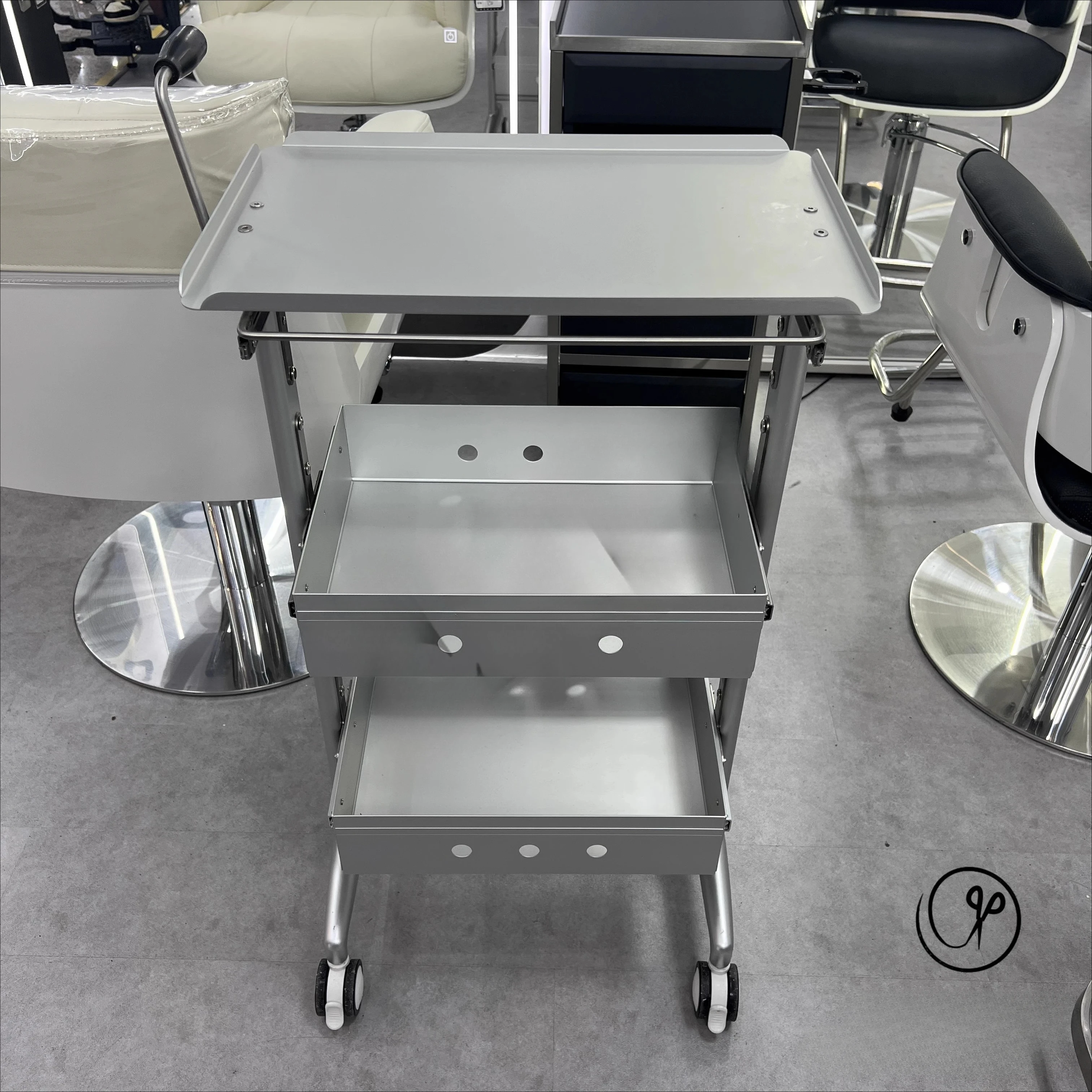 Factory Direct 2026 Barber shop hair stylist perm and dye cart rack multi-function