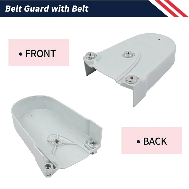 DTA5 Belt Guard for Concrete Saw TS800, Cut Off Saw Parts Kit with Belt, Air Filter & for Spark Plug, Gas Cut Saw Accessories