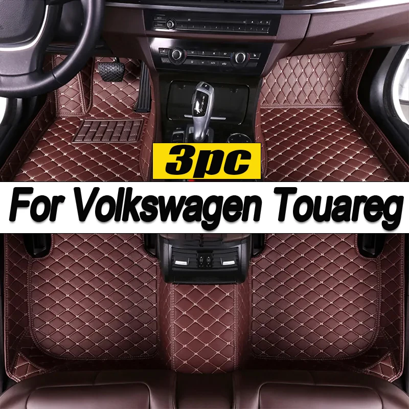 

Car Floor Mats For VW Volkswagen Touareg 7L 2002~2009 5saet Waterproof Protective Pad Car Matt Tapetes Automovil Car Accessories