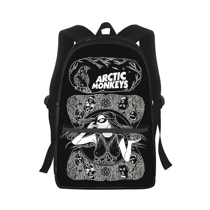 Arctic Monkeys Homens Mulheres Mochila Impressão 3D Moda Estudante Bolsa Escolar Laptop Mochila Crianças Bolsa de Ombro de Viagem